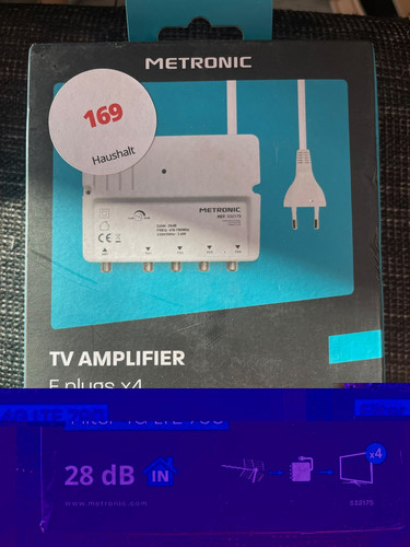 Metronic plus tv - plus, x4